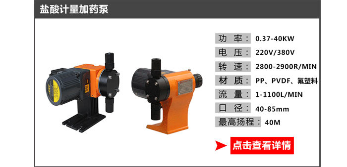 鹽酸計量加藥泵