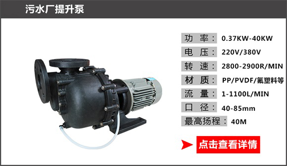 污水廠提升泵